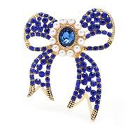 LFCKVX women pins bowknot rhinestone flower pin ladies matching wedding banquet brooch fashion brooches Made in China