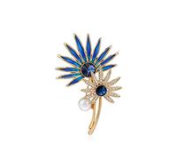 LFCKVX women pins sparkly brooch pin with beautiful created crystal brooch，give to s for mum ladies - birthday prom jewellery corsage flower fashion brooches Made in China