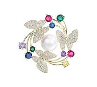 LFCKVX women pins suit pin gemstone inlaid generous brooch wedding jewelry s for woman, nurse and graduate students fashion brooches Made in China