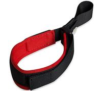 LFCXHTY 2 Pack Adjustable Wrist Strap for Dog Leash, Dog Leash Wrist Safety Strap for Hands Free, Velcro Design, Soft Comfortable Diving Fabric, Red Color