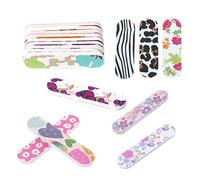 lfdhcn Mini Pro Nail Files Cute Round Double Sided Grit Nail Art Tips Tools Manicure