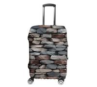 LFDSEPYM Stone Suitcase Cover Washable Luggage Cover Dust-proof Luggage Protector Cover Anti-Scratch Travel Suitcase Protector Fits 18-32 Inch Luggage, Stone, L, Suitcase Cover