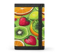 LFDSYEOQ Various Fruits Small Wallet for Women Mens Wallet Trifold Wallets,Credit Card Holder Clutch Purses for Women