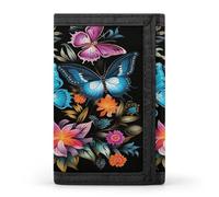 LFDSYEOQ Various Shapes of Butterflies Small Wallet for Women Mens Wallet Trifold Wallets,Credit Card Holder Clutch Purses for Women