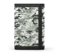LFDSYEOQ White Camouflage Small Wallet for Women Mens Wallet Trifold Wallets,Credit Card Holder Clutch Purses for Women