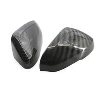 LFDTO Fit For Volvo V40 V60 S60 2012-2019 Pair Carbon Mirror Cover Replacement Style Carbon Fiber Rear View Mirror Cover Caps