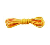 LfearTesa Elastic No Tie Shoelaces Semicircle Shoe Laces Quick Metal Lock,Yellow,100cm