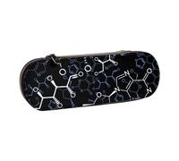 LfearTesa Hard Shell Pencil Bag Stationery Organizer Pouch Leather Pencil Pen Case & Makeup Bag,Chemical Chemistry Symbols