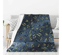LfearTesa Metal Music Musical Sign,Blanket Warm Flannel Fleece Plush Throw Blanket for Bedding Sofa and Travel 60 x 80 inches
