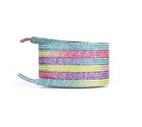 LfearTesa No Tie Shoe Laces Colorful Buckle Golden Shoelaces Pearl Light Colorful Without Ties Elastic Laces,Candy,One size