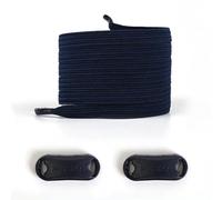 LfearTesa No Tie Shoe laces Elastic Laces Sneakers Flat Shoelaces Quick Shoe lace Rubber Bands,Navy Blue,One size