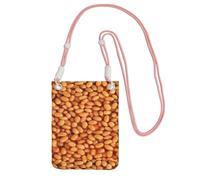 LfearTesa Small Crossbody Purse Cell Phone Wallet Purses Should Bag Crossbody Bag,Baked Beans,Pink