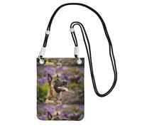 LfearTesa Small Crossbody Purse Cell Phone Wallet Purses Should Bag Crossbody Bag,Belgian Malinois Pets Dogs Belgian Malinois,Black