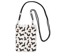 LfearTesa Small Crossbody Purse Cell Phone Wallet Purses Should Bag Crossbody Bag,Cartoon Dachshund,Black