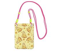 LfearTesa Small Crossbody Purse Cell Phone Wallet Purses Should Bag Crossbody Bag,Cheese Food,Fuchusia