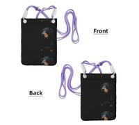 LfearTesa Small Crossbody Purse Cell Phone Wallet Purses Should Bag Crossbody Bag,Doberman Pinscher Pets Dogs Black Dogs Doberman,Purple