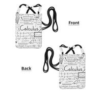 LfearTesa Small Crossbody Purse Cell Phone Wallet Purses Should Bag Crossbody Bag,Math Geometry Geek Calculus,Black