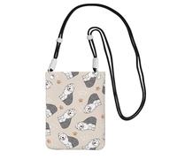 LfearTesa Small Crossbody Purse Cell Phone Wallet Purses Should Bag Crossbody Bag,Old English Sheepdog,Black
