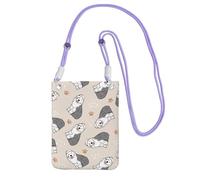 LfearTesa Small Crossbody Purse Cell Phone Wallet Purses Should Bag Crossbody Bag,Old English Sheepdog,Purple