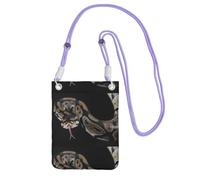LfearTesa Small Crossbody Purse Cell Phone Wallet Purses Should Bag Crossbody Bag,Python Snake,Purple