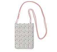LfearTesa Small Crossbody Purse Cell Phone Wallet Purses Should Bag Crossbody Bag,Rough Collie,Pink