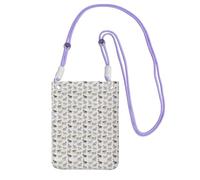 LfearTesa Small Crossbody Purse Cell Phone Wallet Purses Should Bag Crossbody Bag,Rough Collie,Purple