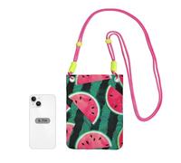LfearTesa Small Crossbody Purse Cell Phone Wallet Purses Should Bag Crossbody Bag,Summer Watermelon Cool,Fuchusia