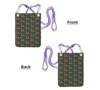 LfearTesa Small Crossbody Purse Cell Phone Wallet Purses Should Bag Crossbody Bag,Welsh Terrier,Purple