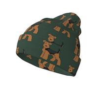 LfearTesa Welsh Terrier,Pullover Knit Hat Skull Cap Polyester Balaclava Slouchy Beanie Running Hat