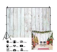 LFEEY 10x8ft Wood Backdrops for Photography Retro Grunge White Wood Texture Background Abstract Portrait Wooden Photo Studio Props for Photography Photo Backdrop
