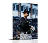 LFFHUU Aaron Judge Canvas Wall Art Home Posters Are Suitable for Bedroom Dining Room And Living Room Beautiful Artwork Is A Great Gift for FriendsFrame-style12x18inch(30x45cm)