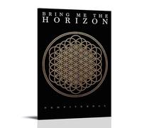 LFFHUU Bring Me The Horizon Canvas Wall Art Home Posters Are Suitable for Bedroom Dining Room And Living Room Beautiful Artwork Is A Great Gift for FriendsFrame-style12x18inch(30x45cm)