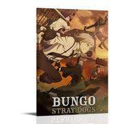 LFFHUU Bungo Stray Dogs Canvas Wall Art Home Posters Are Suitable for Bedroom Dining Room And Living Room Beautiful Artwork Is A Great Gift for FriendsFrame-style08x12inch(20x30cm)