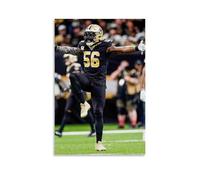 LFFHUU Demario Davis Canvas Wall Art Home Posters Are Suitable for Bedroom Dining Room And Living Room Beautiful Artwork Is A Great Gift for FriendsUnframe-style24x36inch(60x90cm)