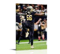 LFFHUU Demario Davis Canvas Wall Art Home Posters Are Suitable for Bedroom Dining Room And Living Room Beautiful Artwork Is A Great Gift for FriendsFrame-style16x24inch(40x60cm)