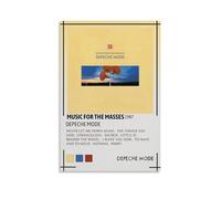LFFHUU Depeche Mode Music For The Masses Canvas Wall Art Home Posters Are Suitable for Bedroom Dining Room And Living Room Beautiful Artwork Is A Great Gift for FriendsUnframe-style16x24inch(40x60cm)