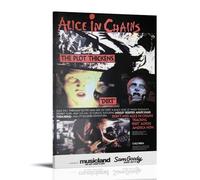 LFFHUU Dirt Alice in Chains Canvas Wall Art Home Posters Are Suitable for Bedroom Dining Room And Living Room Beautiful Artwork Is A Great Gift for FriendsFrame-style12x18inch(30x45cm)