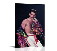 LFFHUU Freddie Mercury Canvas Wall Art Home Posters Are Suitable for Bedroom Dining Room And Living Room Beautiful Artwork Is A Great Gift for FriendsFrame-style08x12inch(20x30cm)