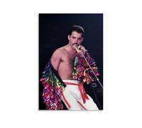 LFFHUU Freddie Mercury Canvas Wall Art Home Posters Are Suitable for Bedroom Dining Room And Living Room Beautiful Artwork Is A Great Gift for FriendsUnframe-style12x18inch(30x45cm)