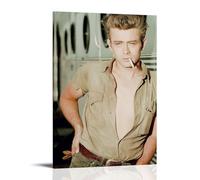 LFFHUU James Dean Canvas Wall Art Home Posters Are Suitable for Bedroom Dining Room And Living Room Beautiful Artwork Is A Great Gift for FriendsFrame-style16x24inch(40x60cm)