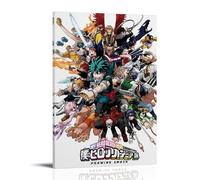 LFFHUU My Hero Academia Canvas Wall Art Home Posters Are Suitable for Bedroom Dining Room And Living Room Beautiful Artwork Is A Great Gift for FriendsFrame-style24x36inch(60x90cm)