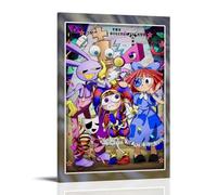 LFFHUU The Amazing Digital Circus Canvas Wall Art Home Posters Are Suitable for Bedroom Dining Room And Living Room Beautiful Artwork Is A Great Gift for FriendsFrame-style08x12inch(20x30cm)