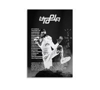 LFFHUU Utopia by Travis Scott Canvas Wall Art Home Posters Are Suitable for Bedroom Dining Room And Living Room Beautiful Artwork Is A Great Gift for FriendsUnframe-style16x24inch(40x60cm)