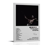 LFFHUU Utopia Travis Scott Canvas Wall Art Home Posters Are Suitable for Bedroom Dining Room And Living Room Beautiful Artwork Is A Great Gift for FriendsFrame-style16x24inch(40x60cm)
