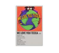 LFFHUU We Love You Tecca-Lil Tecca Canvas Wall Art Home Posters Are Suitable for Bedroom Dining Room And Living Room Beautiful Artwork Is A Great Gift for FriendsUnframe-style12x18inch(30x45cm)