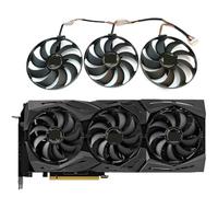 LFGOZSD 1SET T129215SU FDC10H12S9-C RTX 2080 Ti GPU Fan，For ASUS for ROG-STRIX-RTX 2080、2080Ti、2080S、2070S GAMING Video card cooling fan(5PIN)