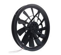 LFGOZSD Airflow 250mm X 30mm PC Cases Fan: 12V, 120CFM Quiet 40dBA Dual Ball Bearing Molex with 25cm Grill Mounting Ki