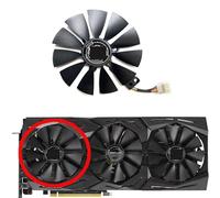 LFGOZSD For ASUS for GeForce for RTX2060 2060S 2070 ROG STRIX OC Graphics Card Replacement Fan T129215SH T129215SL(Left fan)