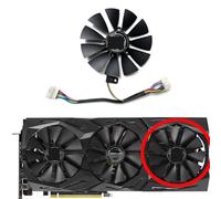 LFGOZSD For ASUS for GeForce for RTX2060 2060S 2070 ROG STRIX OC Graphics Card Replacement Fan T129215SH T129215SL(Right fan)