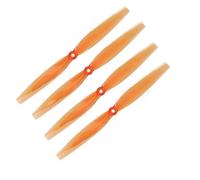 LFGOZSD For F3P 4D control aircraft plastic two-blade propeller suitable for FPV model Drone parts(4PCS Clear Orange)